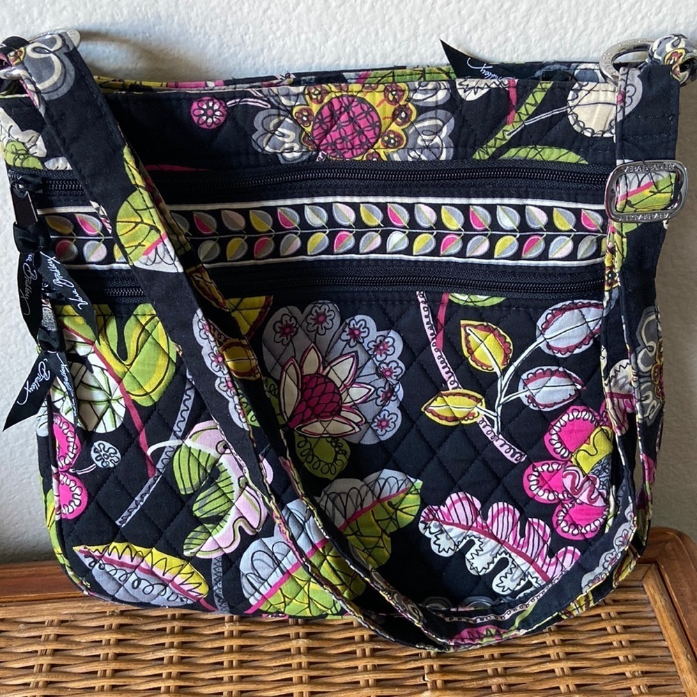 Vera Bradley MOON BLOOMS CROSSBODY - Picture 1 of 5
